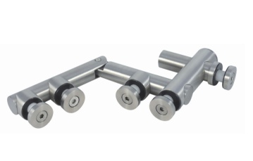 Pant pro skleněné příčky, sklo/sklo s rohovým spojem