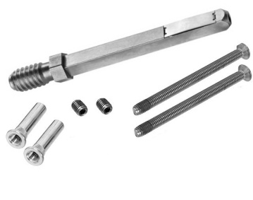 Spojovací materiál 05 0566 ASL pro krátké štítky, klika/koule