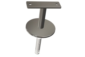 Držák zábradlí nerez, rovný