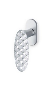 Okenní klika Olivari Crystal Royal nízká rozeta