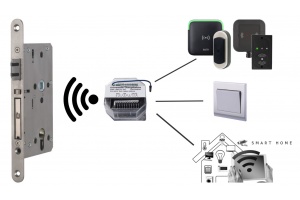 Elektronický zámek na baterie Ülock-B + I/O modul, univerzální připojení