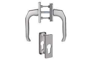 Klika na balkónové dveře, oboustranná Südmetall Gabi square