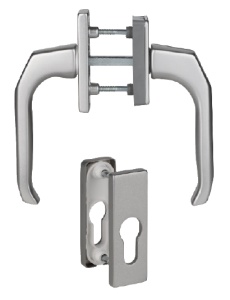 Klika na balkónové dveře, oboustranná Südmetall Gabi square