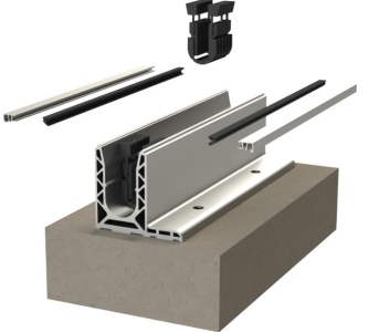 SABCO Profil 7015 - kotvící profil 6kN pro skleněné zábradlí
