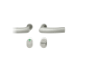FSB FSB 15 1015 Plug-in Aluminium Pure, WC uzamykání, čtyřhran 8 mm