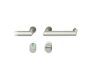 FSB FSB 15 1016 Plug-in Aluminium Pure, WC uzamykání, čtyřhran 8 mm