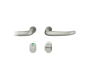 FSB FSB 15 1023 Plug-in Aluminium Pure, WC uzamykání, čtyřhran 8 mm