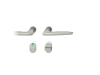 FSB FSB 15 1058 Plug-in Aluminium Pure, WC uzamykání, čtyřhran 8 mm