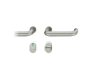 FSB FSB 15 1070 Plug-in Aluminium Pure, WC uzamykání, čtyřhran 8 mm