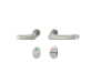 FSB FSB 15 1106 Plug-in Aluminium Pure, WC uzamykání, čtyřhran 8 mm