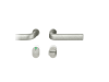 FSB FSB 15 1242 Plug-in Aluminium Pure, WC uzamykání, čtyřhran 8 mm