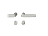 FSB FSB 15 1246 Plug-in Aluminium Pure, WC uzamykání, čtyřhran 8 mm