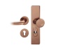FSB FSB 73 7379 bezpečnostní kování, klika/koule, 4. bezp. třída Bronz masivní s patinou, s rozetami ( pouze 2. bezp.třída ), 72 mm