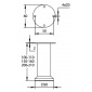Nábytková noha Südmetall, 100-200 mm