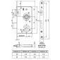 Objektový dveřní zámek SSF Serie 54, 4.třída
