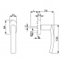 Okenní klika Südmetall Katy