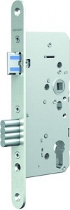 Panikový zámek pro dvoukřídlové dveře,  Assa Abloy N1102 a N1114, aktivní křídlo