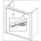 Požární konzole Assa Abloy G462 NEW pro dvoukřídlé dveře, 2x el.magnet