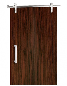 Sada pro montáž dřevěných posuvných dveří na kolejnici