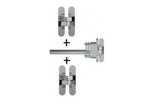 Sada skrytých pantů Anselmi pro samozavírací dveře