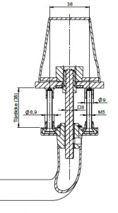 Speciální kování FSB 96 7099, nerez