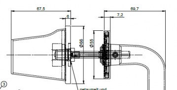 Speciální kování FSB 96 7099, nerez