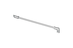Stabilizační tyč kulatá, průměr 12,5 mm, zeď/sklo, 45°