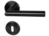 Süd-Metall Südmetall Ronny II-R, černá, TopSpeed Černá matná, klika / klika, Standardní interiérové dveře, Obyčejný klíč