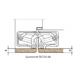 Tectus 540 3D A8 - skrytý pant