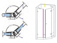 Těsnící profil pro sklo č. 9, s magnetem
