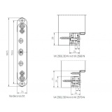 Upevnění do zárubně Simonswerk VX 2501 3D N