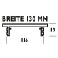 Větrací mřížka Südmetall 130 mm