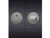 FSB Zapuštěná rozeta zámková FSB 17 1737 00154 Eloxovaný hliník, WC uzamykání, čtyřhran 8 mm